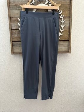Athleta Brooklyn Ankle Slate Gray Track Pants ladies size 8